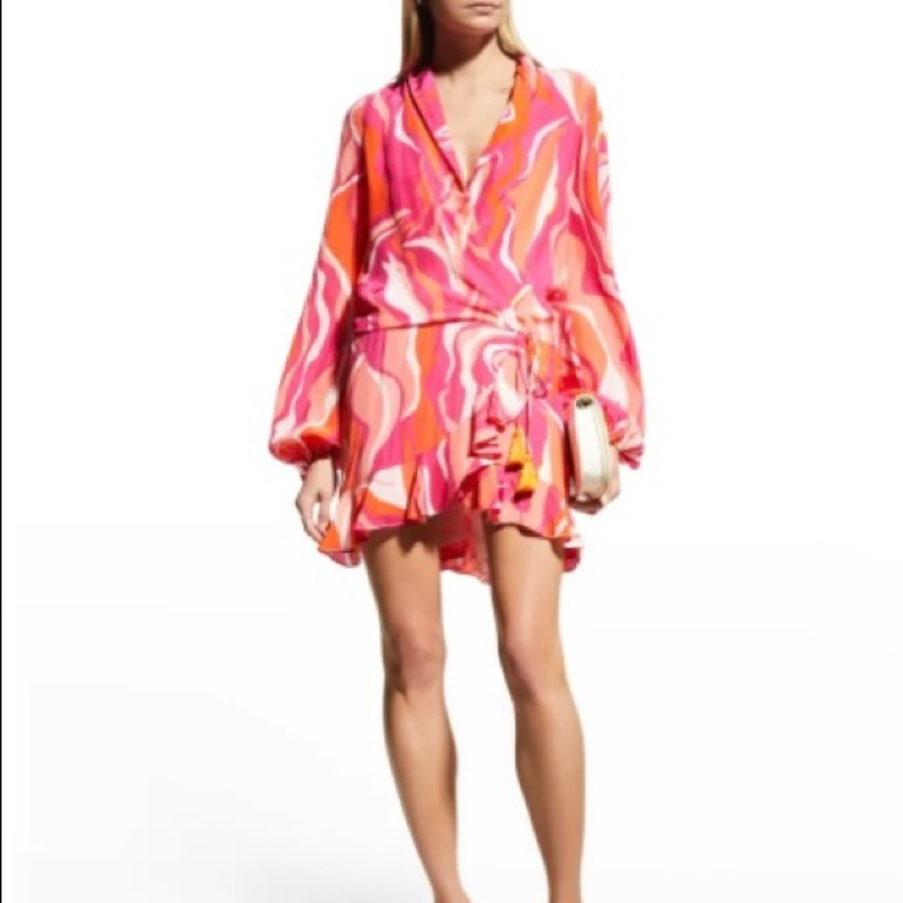 Rococo Sands Emily Wrap Dress Pink